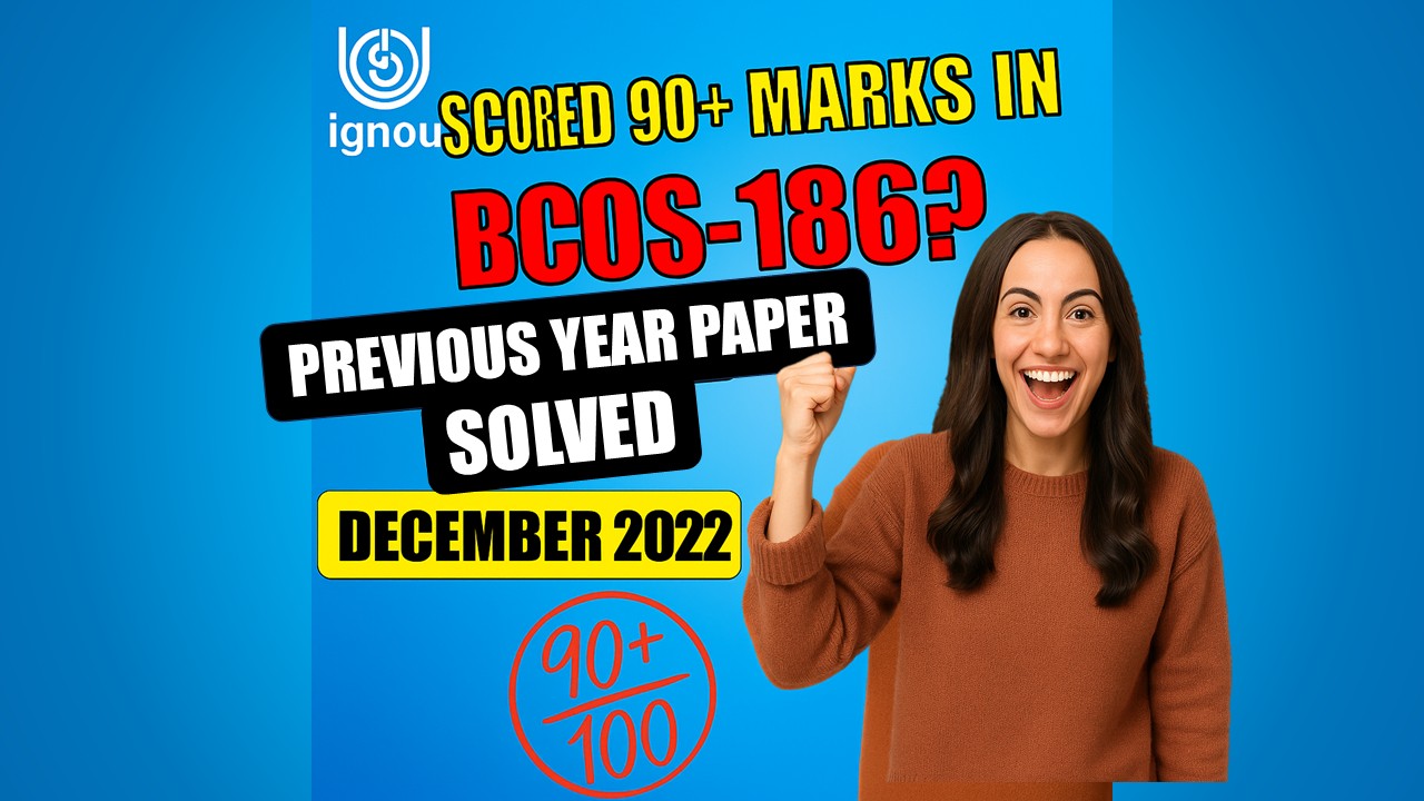 Solved Previous Year Papers (PYQs)