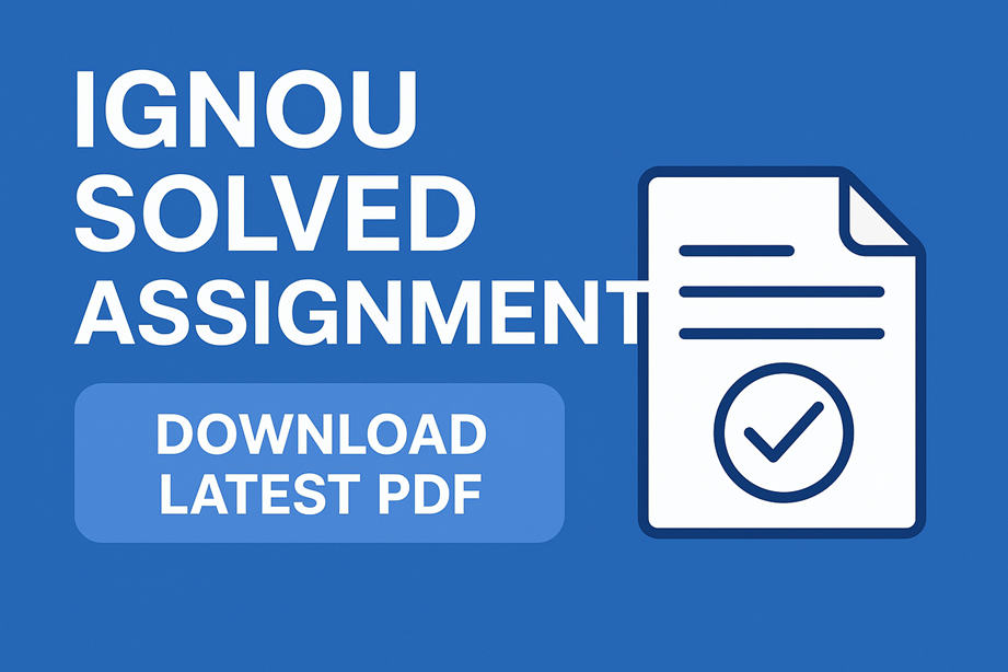 Solved Assignments (Typed)