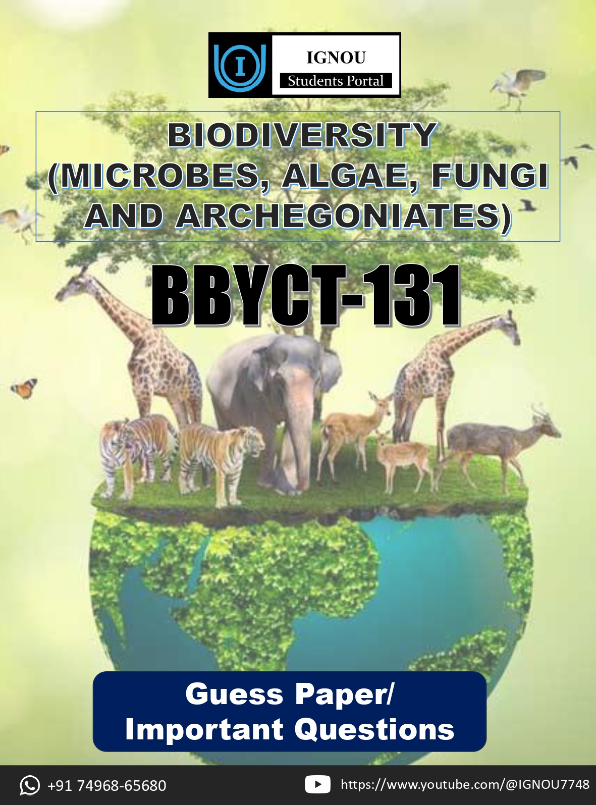 IGNOU BBYCT 131 Guess Paper (English Medium) – Important Questions with Complete Answers | Download PDF