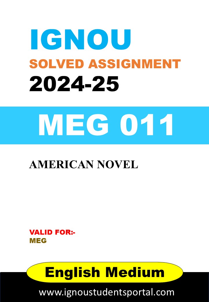 IGNOU MEG 11 Solved Assignment 2024-25 (ENGLISH Medium) – Download PDF