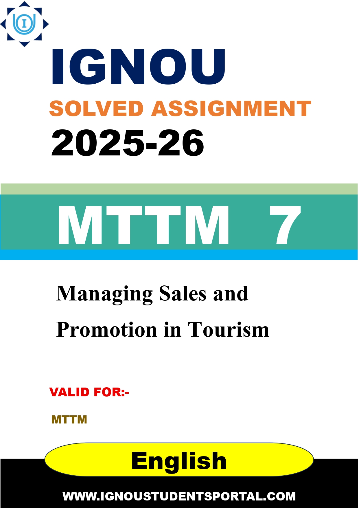 IGNOU MTTM 7 Solved Assignment 2025-2026 (English Medium) – Download PDF
