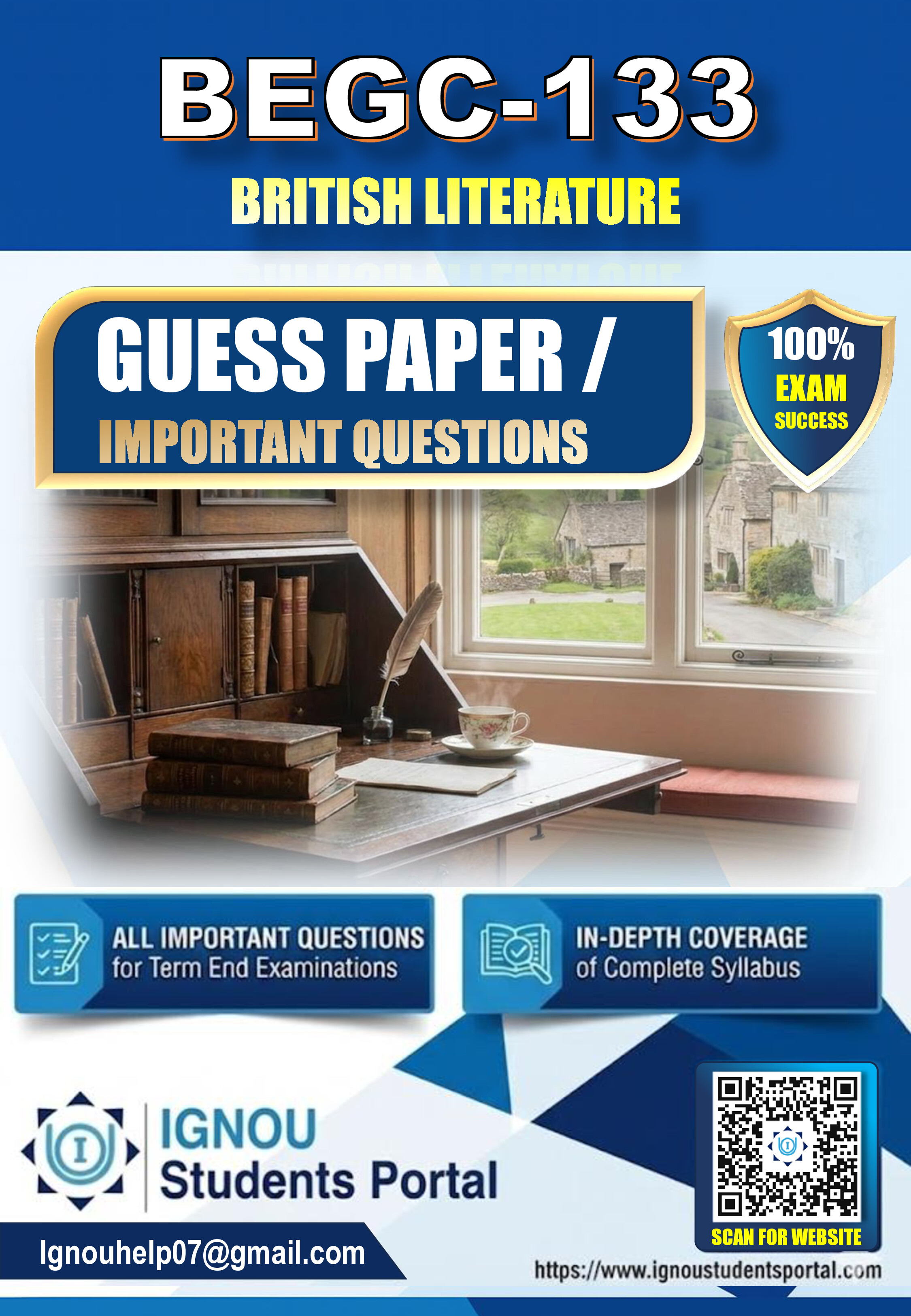 IGNOU BEGC 131 Guess Paper (ENGLISH Medium) – Important Questions with Complete Answers | Download PDF