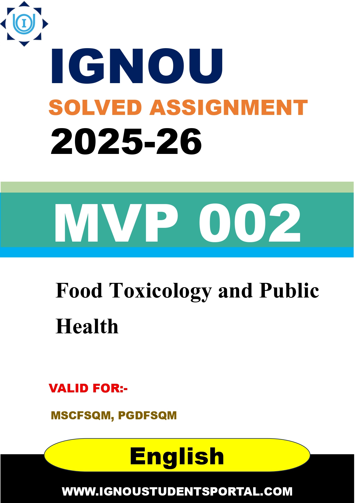IGNOU MVP 002 Solved Assignment 2025-2026 (English Medium) – Download PDF