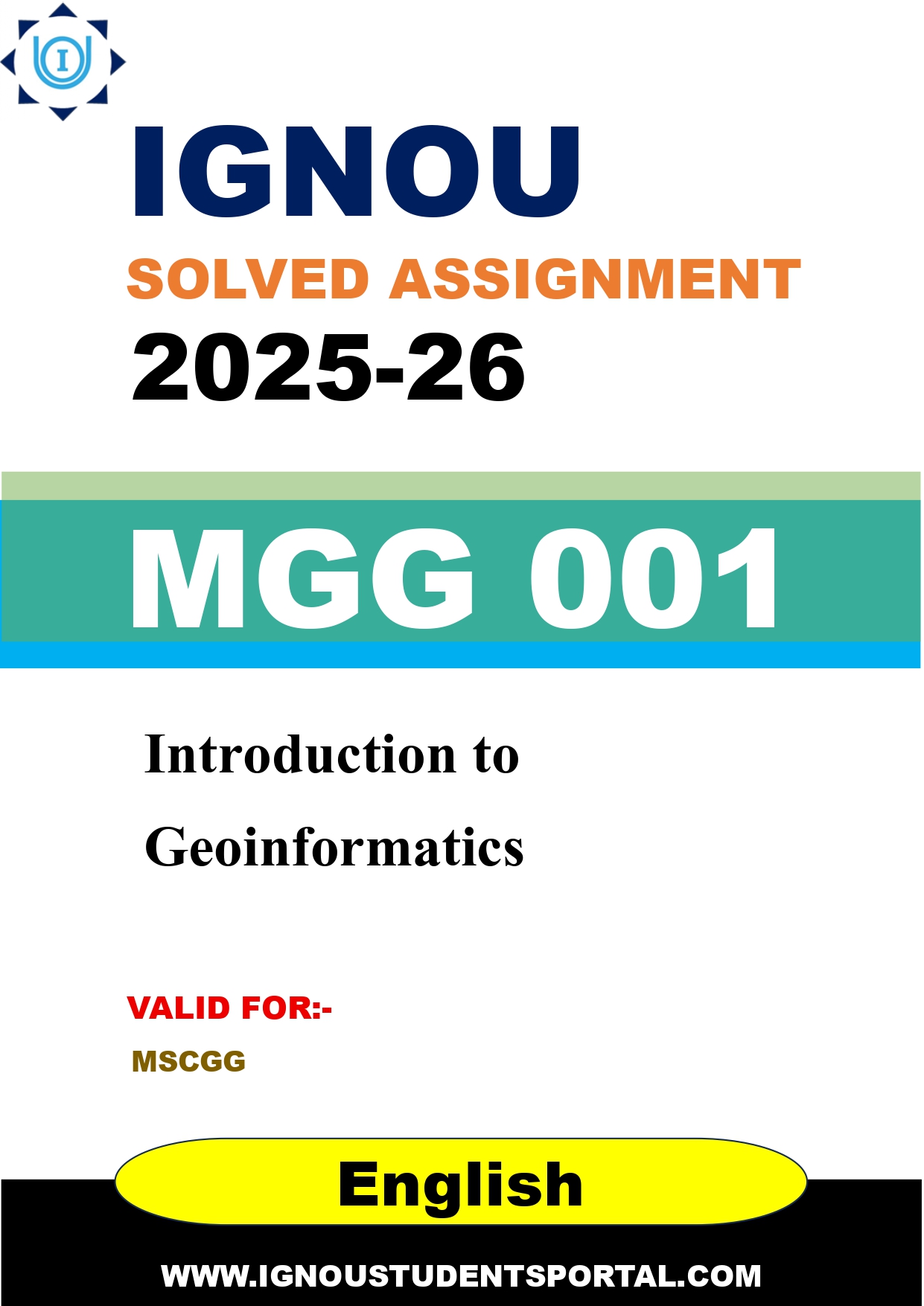 IGNOU MGG 001 Solved Assignment 2025-2026 (English Medium) – Download PDF