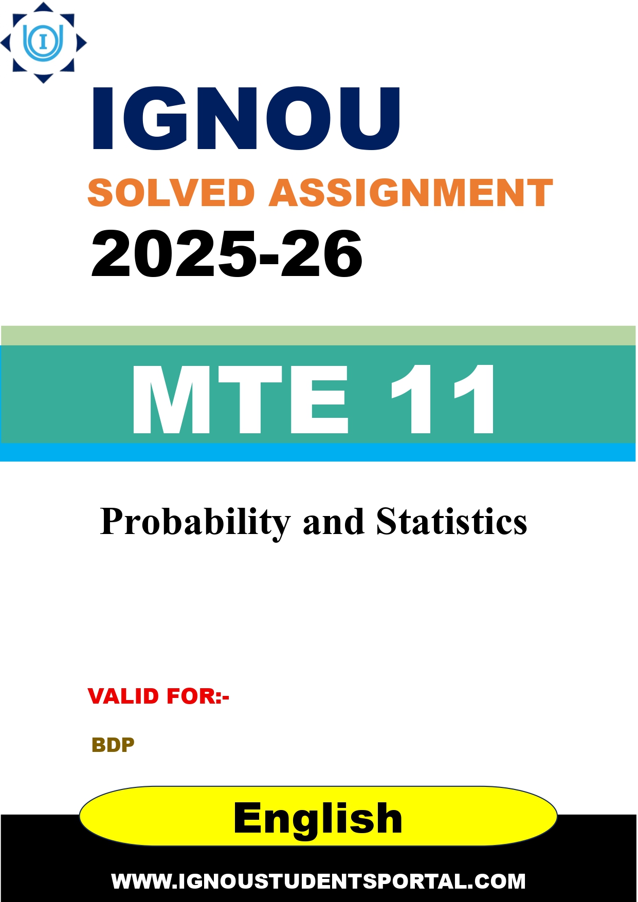 IGNOU MTE 11 Solved Assignment 2025-2026 (English Medium) – Download PDF
