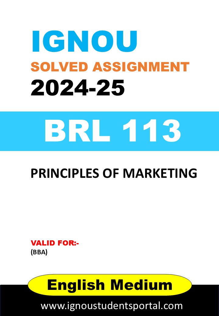 IGNOU BRL 113 Solved Assignment 2024-25 (English Medium) – Download PDF