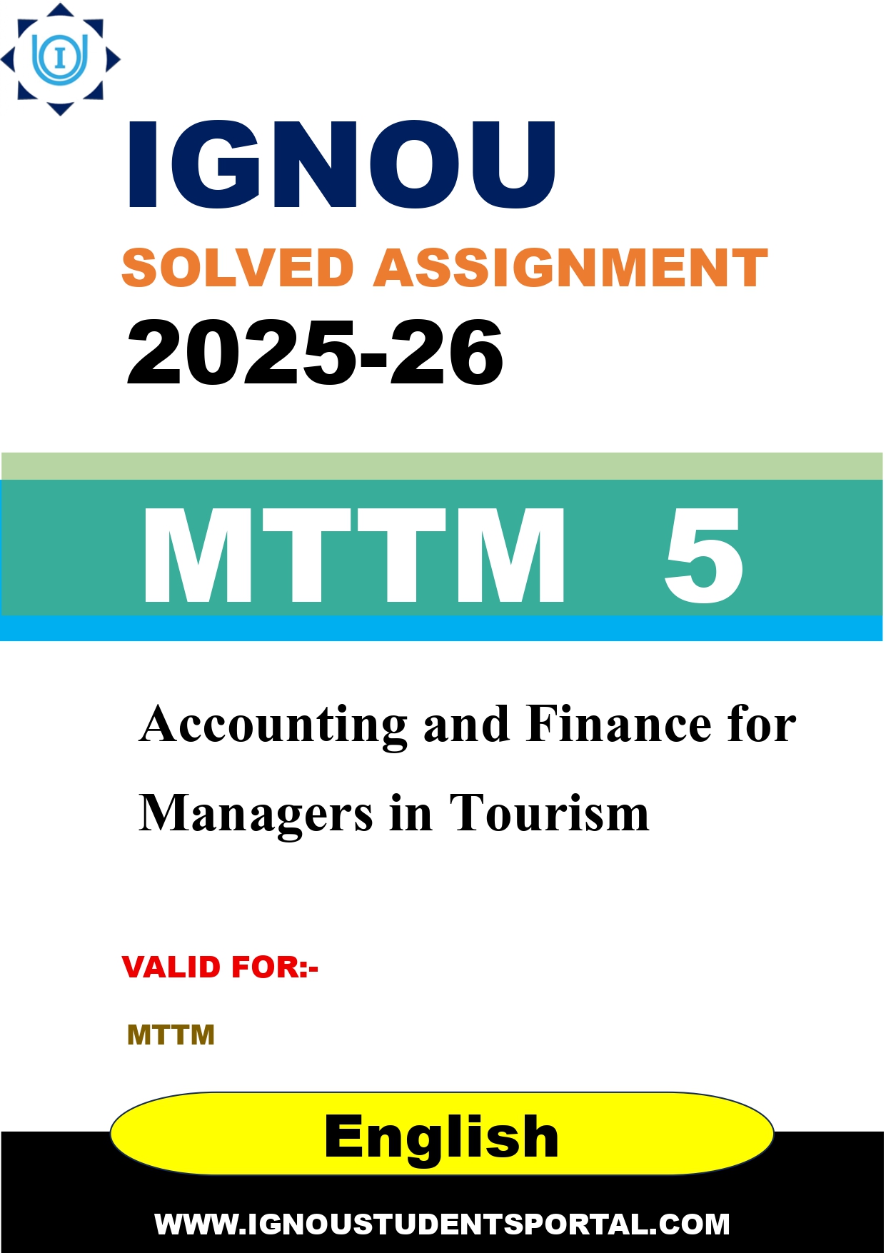 IGNOU MTTM 5 Solved Assignment 2025-2026 (English Medium) – Download PDF