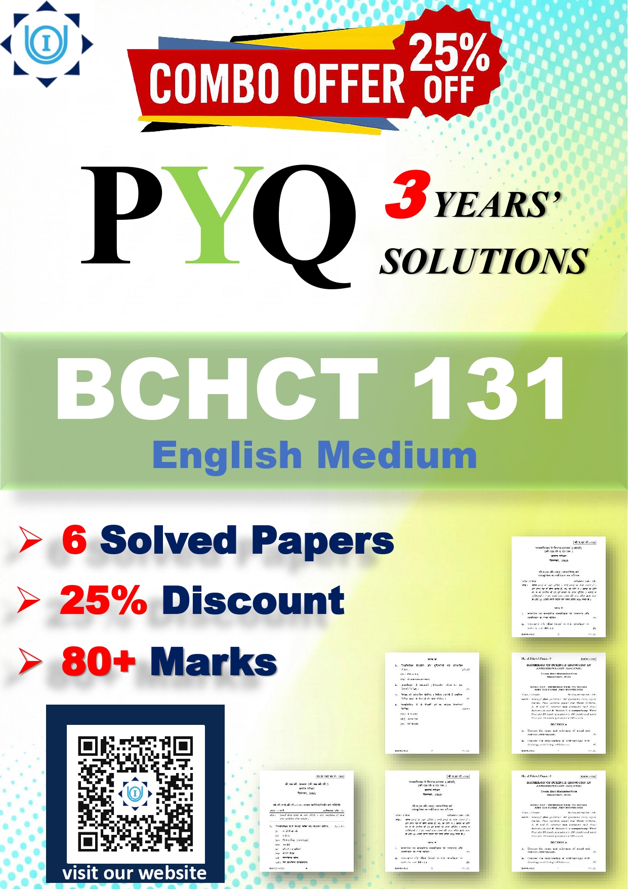 IGNOU BCHCT 131 Solved Previous Year Question Papers – 3 Years Combo (English Medium) – Download PDF | IGNOU Students Portal
