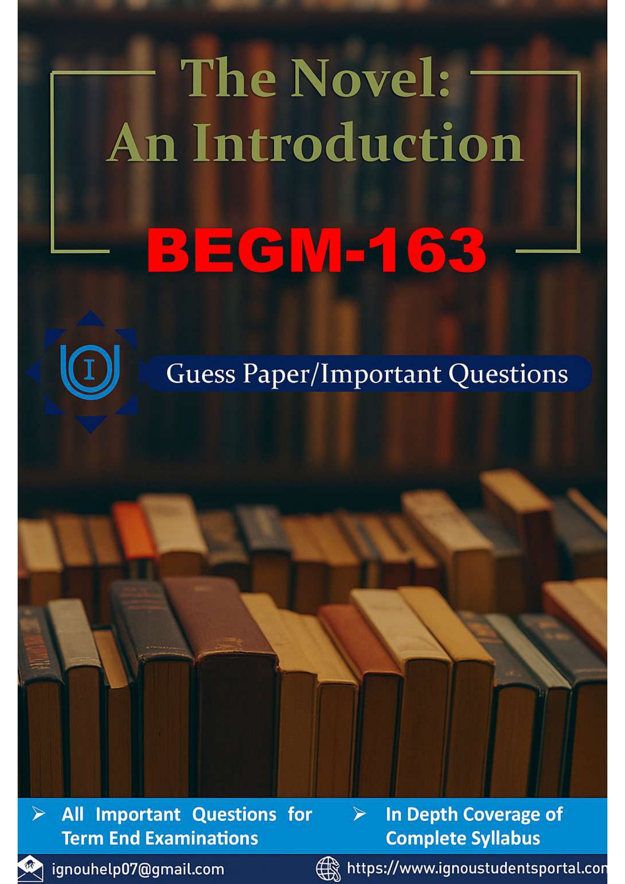 IGNOU BEGM 163 Guess Paper (ENGLISH Medium) – Important Questions with Complete Answers | Download PDF
