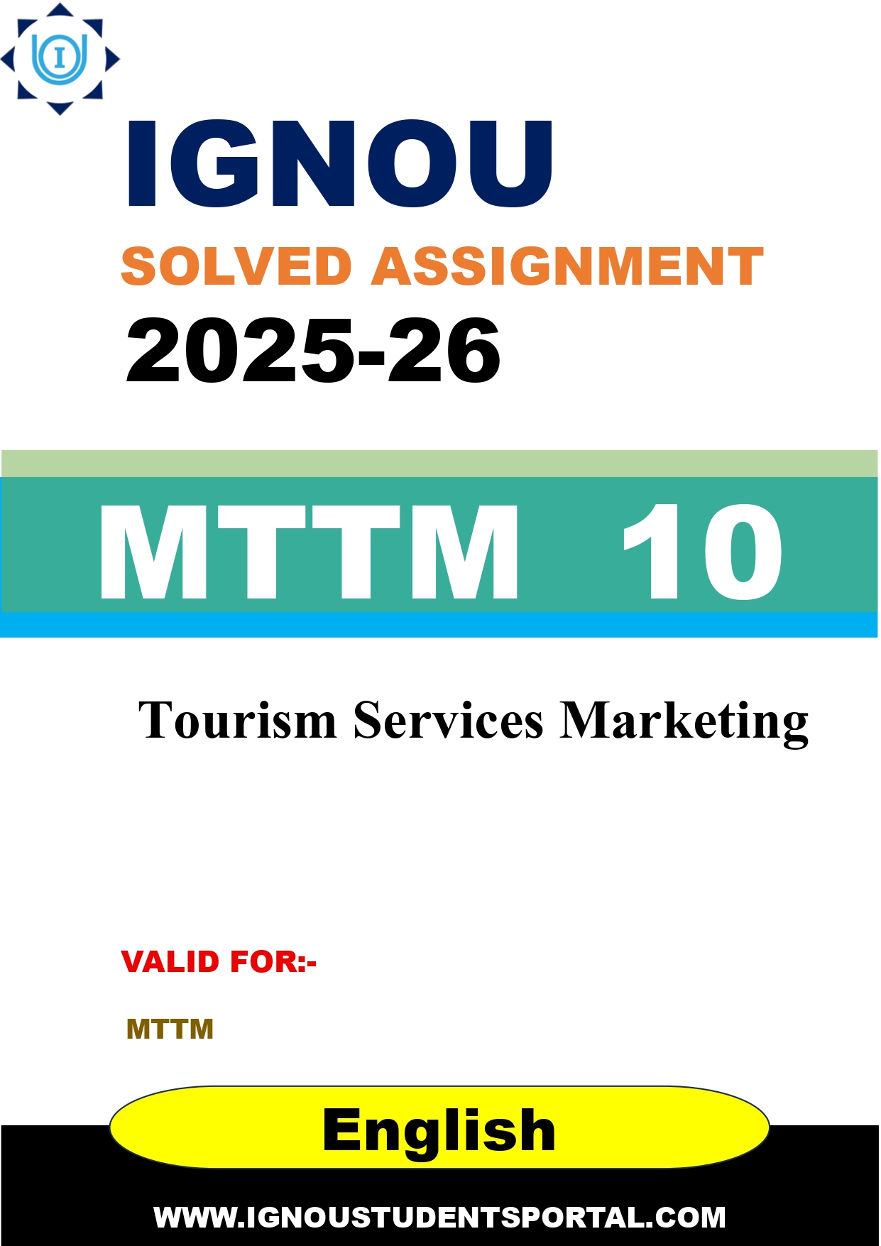 IGNOU MTTM 10 Solved Assignment 2025-2026 (English Medium) – Download PDF
