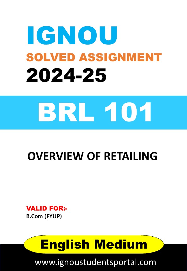 IGNOU BRL 101 Solved Assignment 2025 (English Medium) – Download PDF