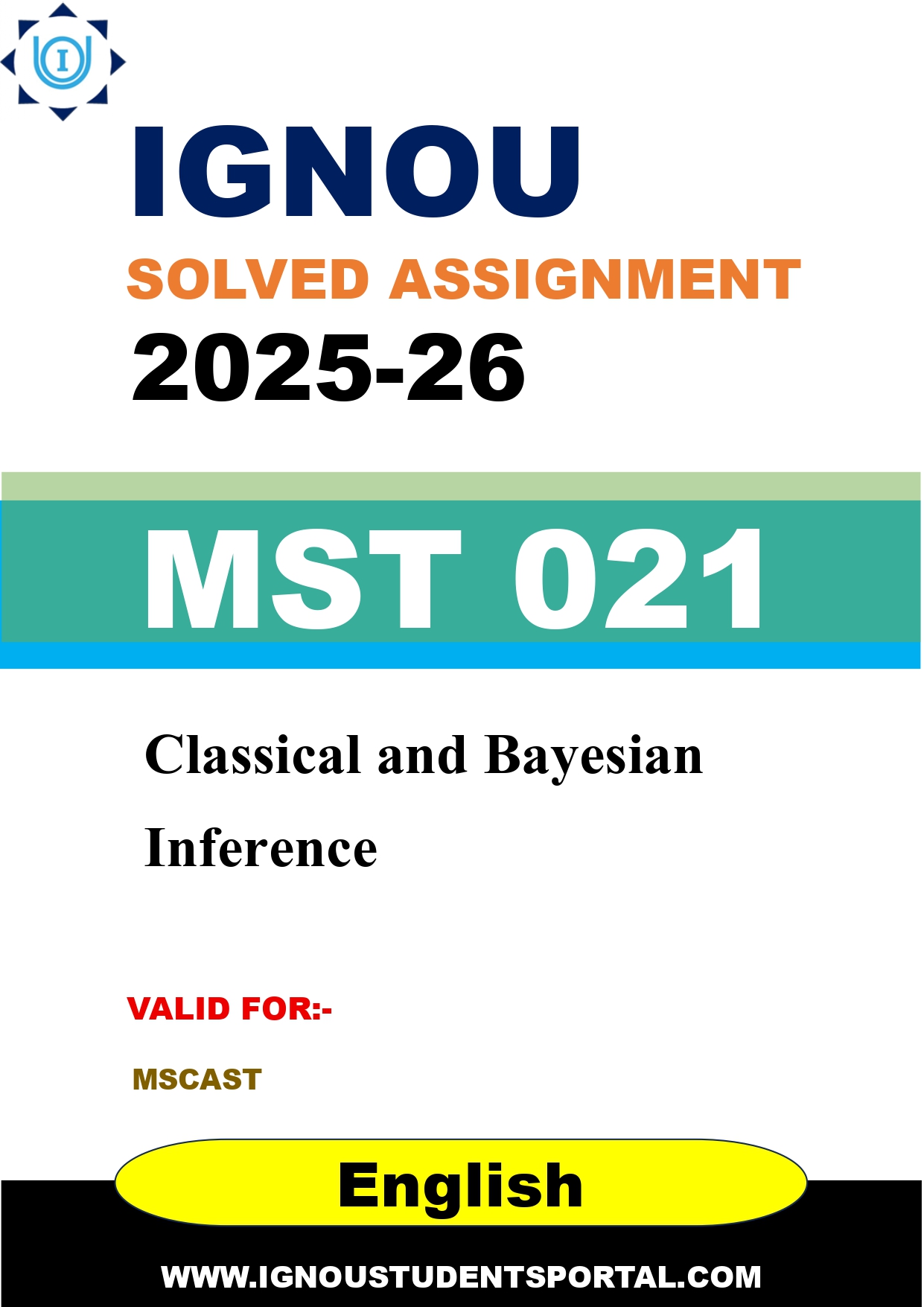 IGNOU MST 021 Solved Assignment 2025-2026 (English Medium) – Download PDF