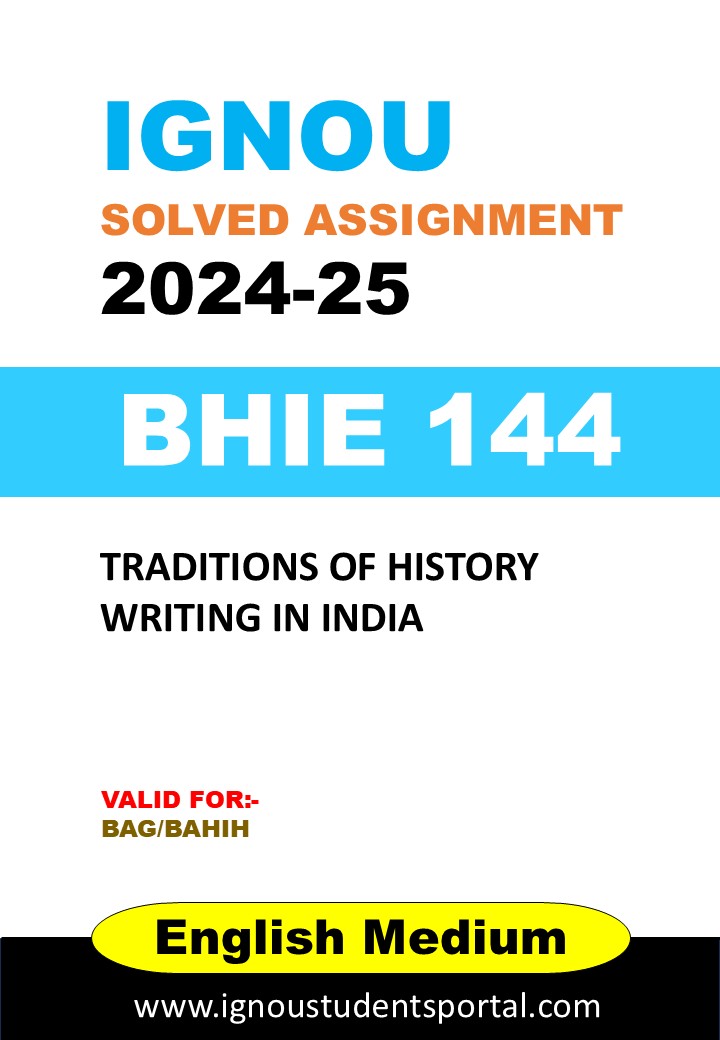 IGNOU BHIE 144 Solved Assignment 2024-25 (English Medium) – Download PDF