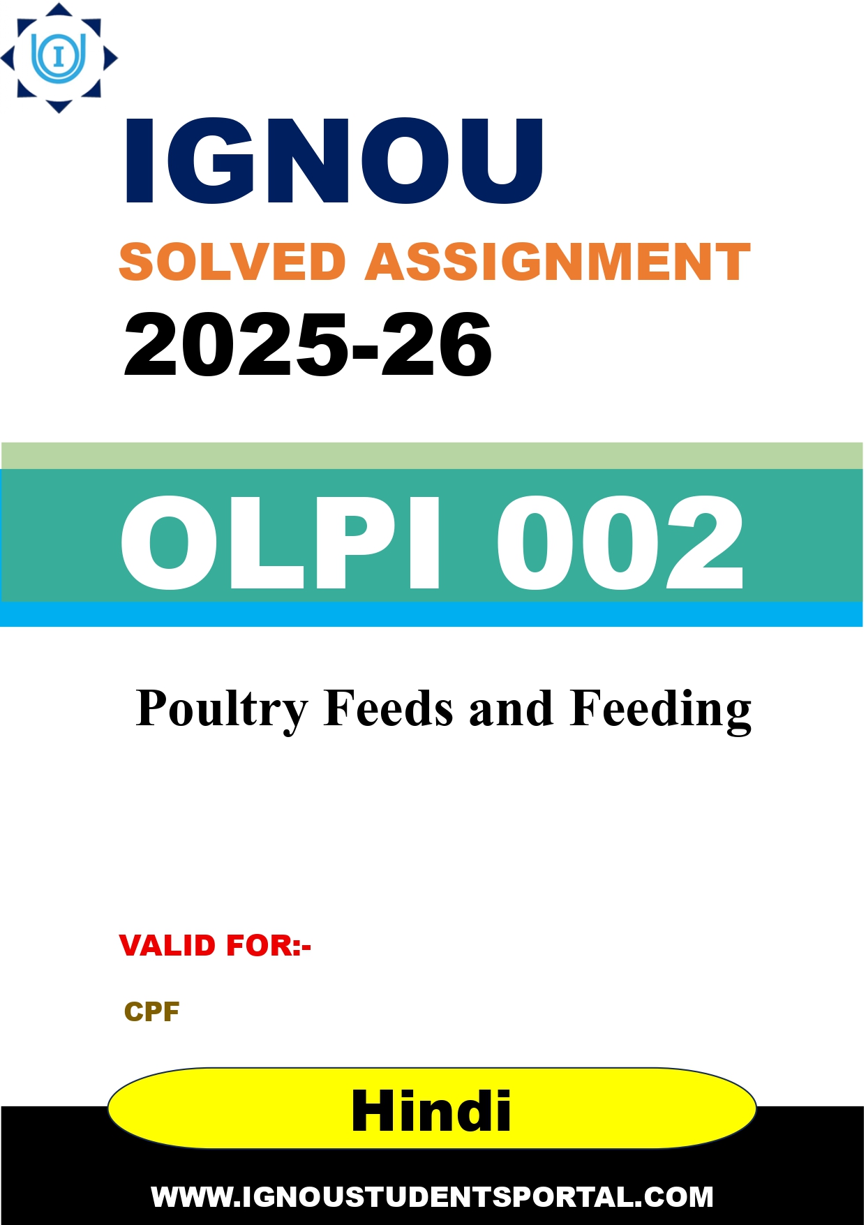IGNOU OLPI 002 Solved Assignment 2025-2026 (Hindi Medium) – Download PDF