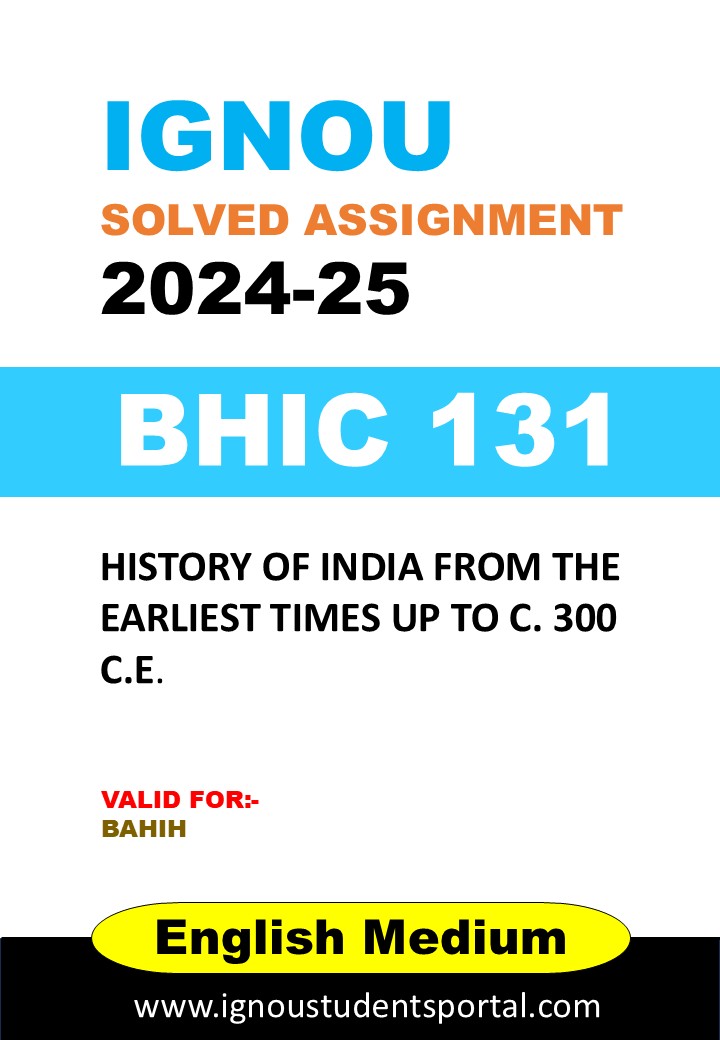 IGNOU BHIE 141 Solved Assignment 2024-25 (English Medium) – Download PDF