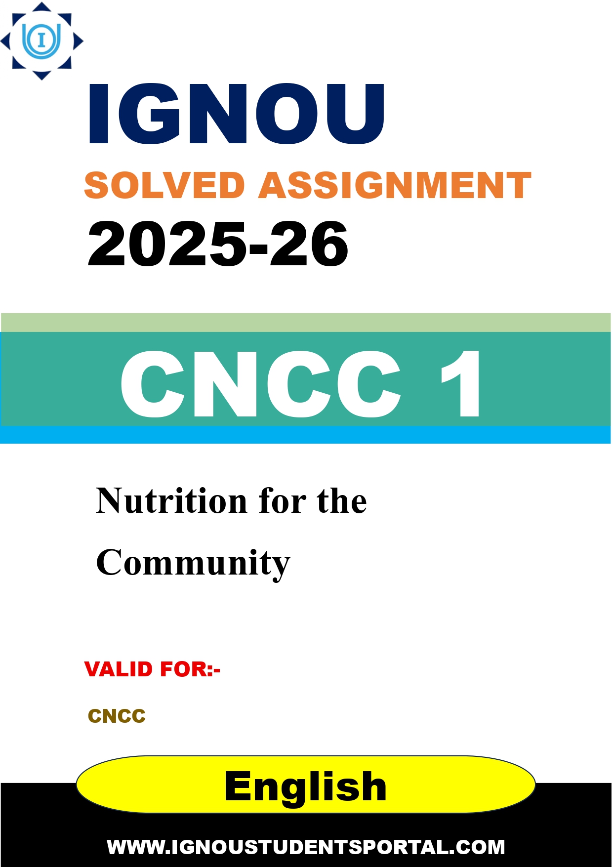 IGNOU CNCC 1 Solved Assignment 2025-2026 (English Medium) – Download PDF