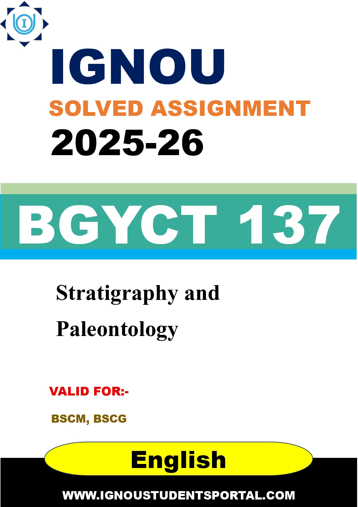 IGNOU BGYCT 137 Solved Assignment 2025-2026 (English Medium) – Download PDF